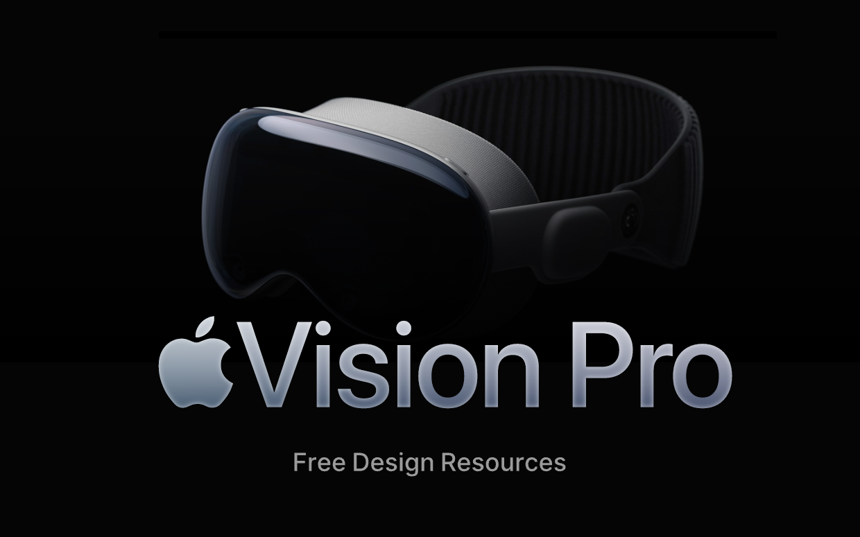 Apple Vision Pro 交互动效网页设计 